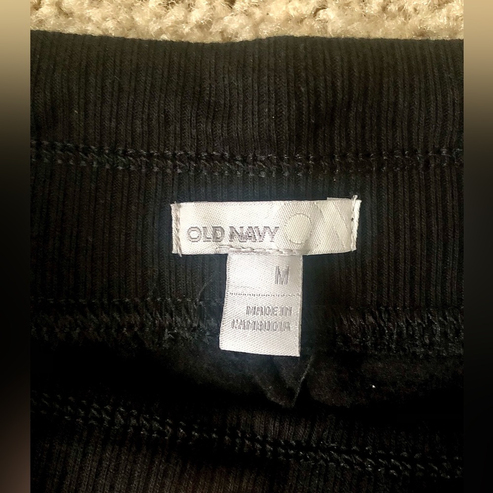 OLD NAVY Black MID-RISE SWEATPANTS - Picture 2 of 5